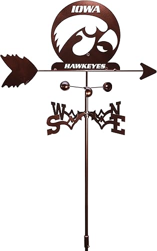 SWEN Products Iowa UI Hawkeyes Hawkeye Veleta (estaca de jardín incluida)