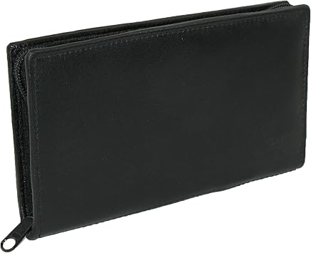 Paul & Taylor Leather Zippered Checkbook Cover and Wallet