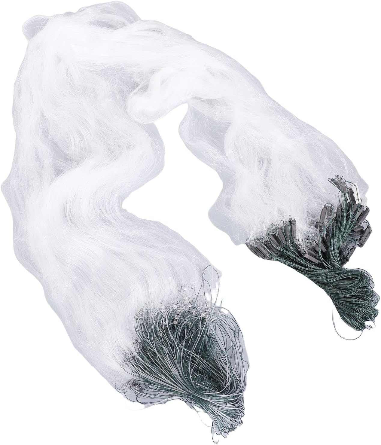 Heavy Duty Fishing Net - 50m x 1.5m, 3 Layers Nylon, Handmade with Accessories (3 Fingers)