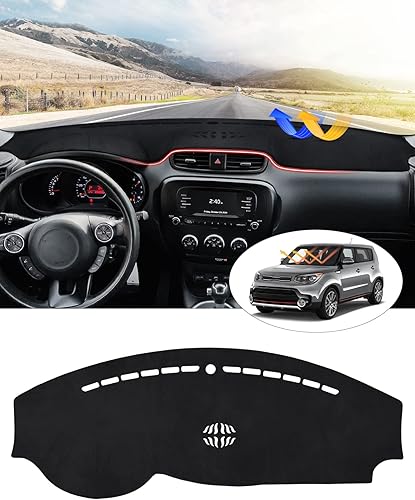 Miniatura 7 de Cubierta de fieltro para salpicadero compatible con Hyundai Santa Cruz 2022 2023 2024, tapete de tablero para tablero de Santa Cruz, accesorios con