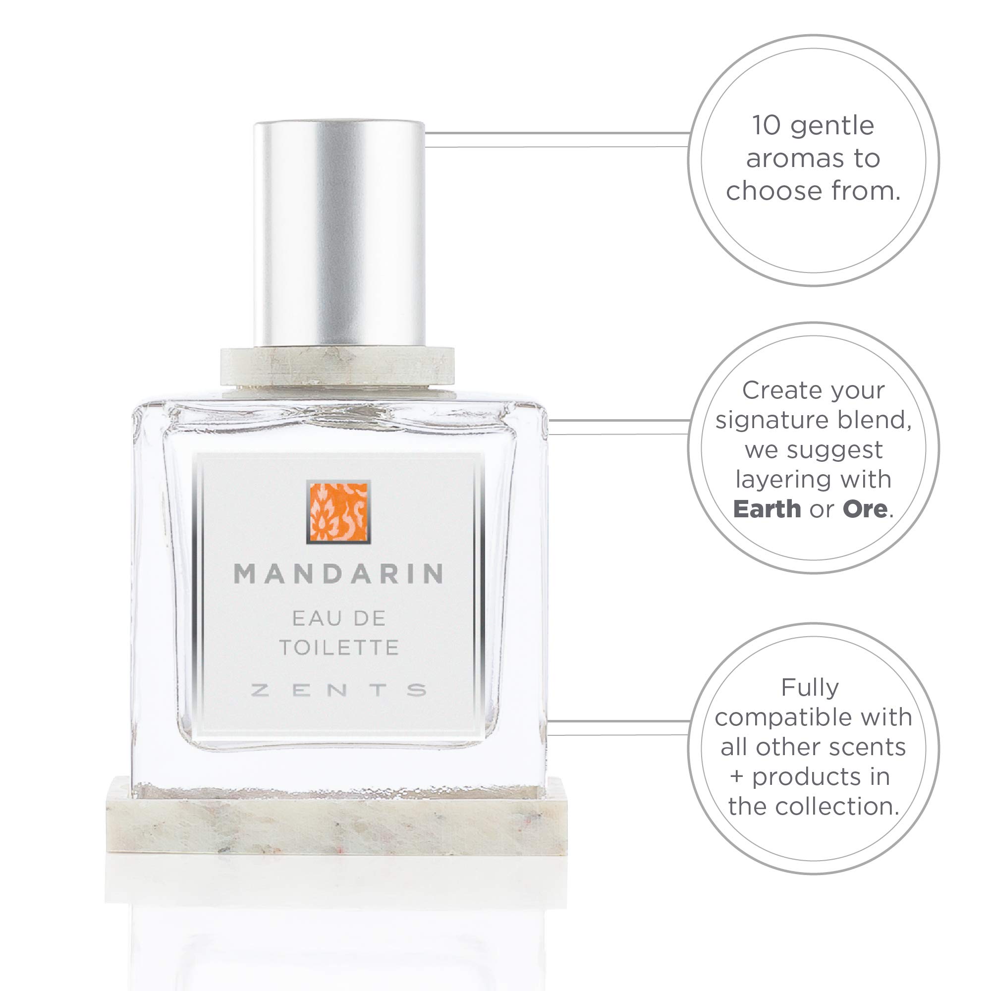 Amazon.com : Zents Eau de Parfum (Mandarin) for Women & Men | Long