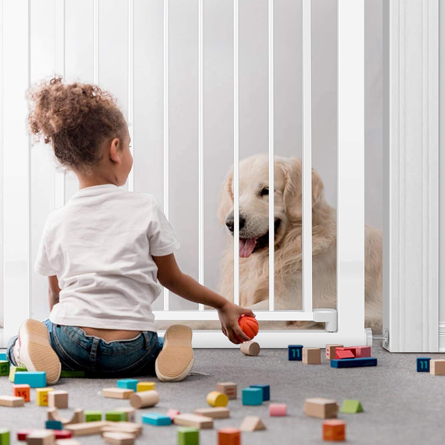 One-Day Sale: Up to 80% Off RONBEI Baby Gate for Stairs and Doorways, 35''-37.8''/ 29.53''- 32.28'' Auto Close Indoor Safety Gates for Kids/Dogs, Easy Walk Thru Metal Child Gate with 5.5'' Extension,4 Mounting Kit Exclusive Discount 80% Offer RONBEI Baby Gate for Stairs and Doorways, 35''-37.8''/ 29.53''- 32.28'' Auto Close Indoor Safety Gates for Kids/Dogs, Easy Walk Thru Metal Child Gate with 5.5'' Extension,4 Mounting Kit