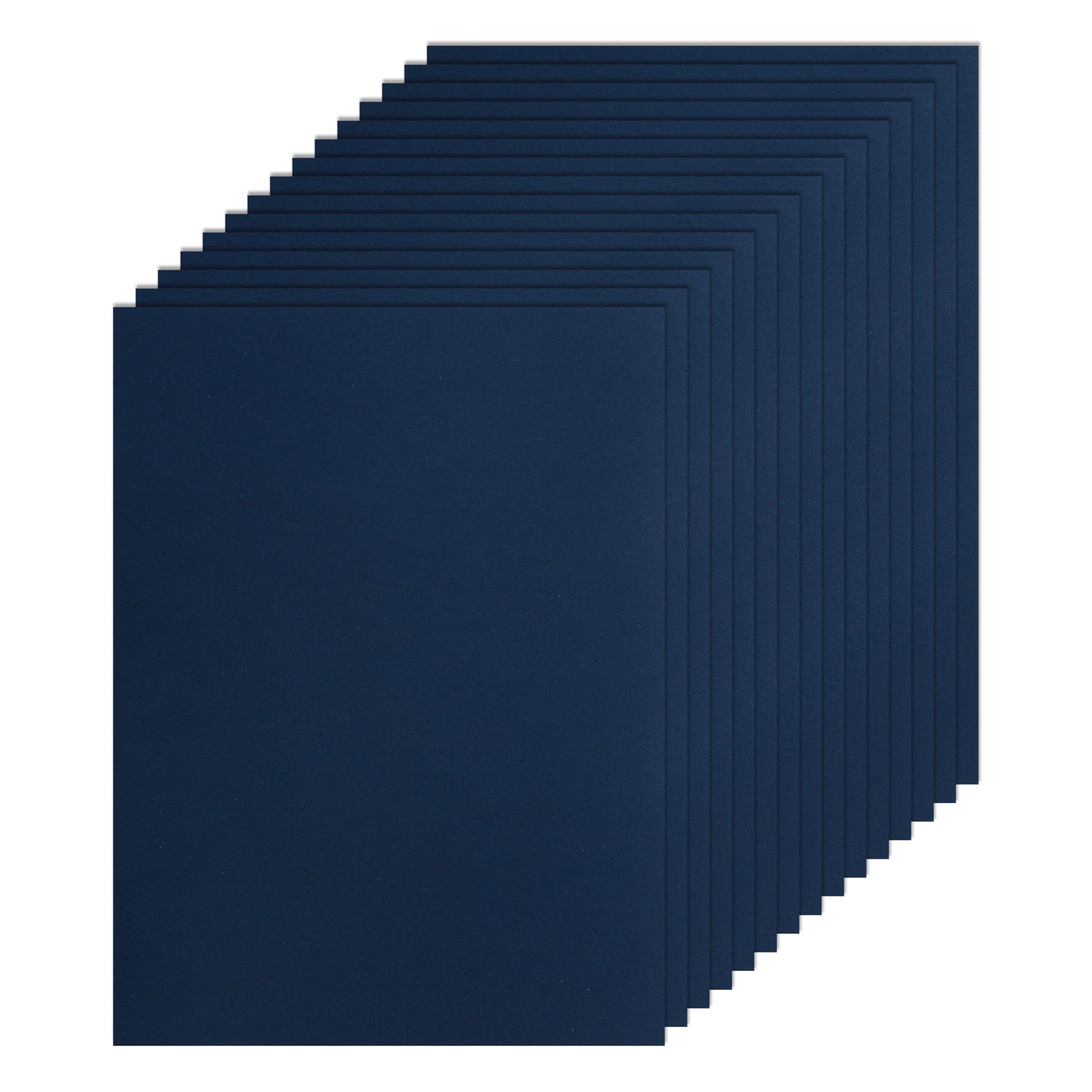 Silunkia 120 Sheets Navy Blue Cardstock 8.5 x 11 Craft Paper, 250gsm/92lb Dark Blue Card stock Printer Paper for DIY Cards, Greeting Cards,