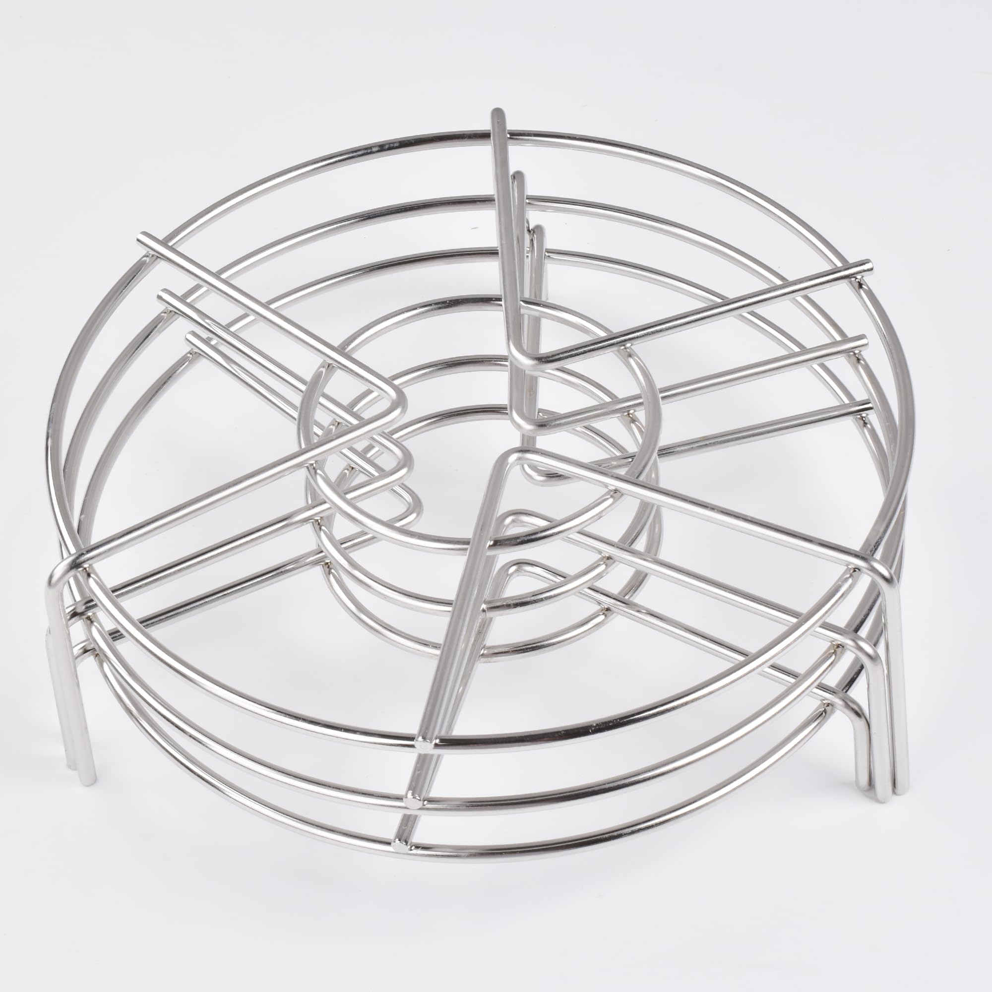 3pack Steam Rack,Alele 8inch Trivet Stainless Steel Steaming Rack Electric Pressure Cooker steam Rack Stand for Instant Pot Pressure Cooker Food Heating (Steam Rack-8IN-3P)
