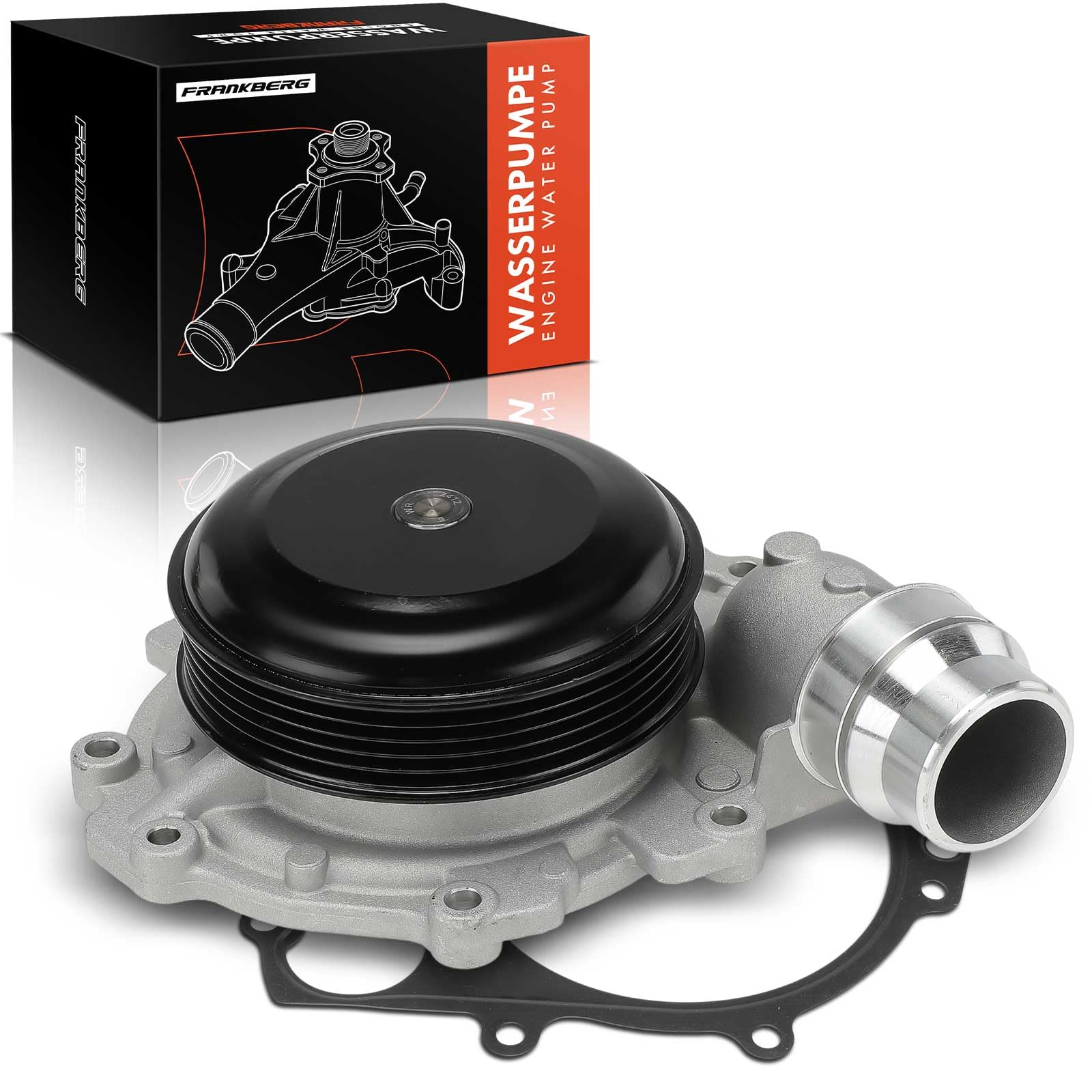 Frankberg Pompa acqua Pompa refrigerante con Guarnizione Compatibile con B-Class W242 W246 GLClasse A X156 Classe A W176 CLA Coupé C117 CLA Shooting Brake Replace# 6512000501