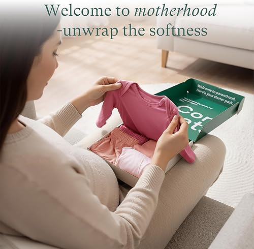 Miniatura 3 de PurComfy Set de regalo de ropa de bambú para recién nacidos Juego de canastilla y accesorios supersuaves de 14 piezas para niñas bebés - Set