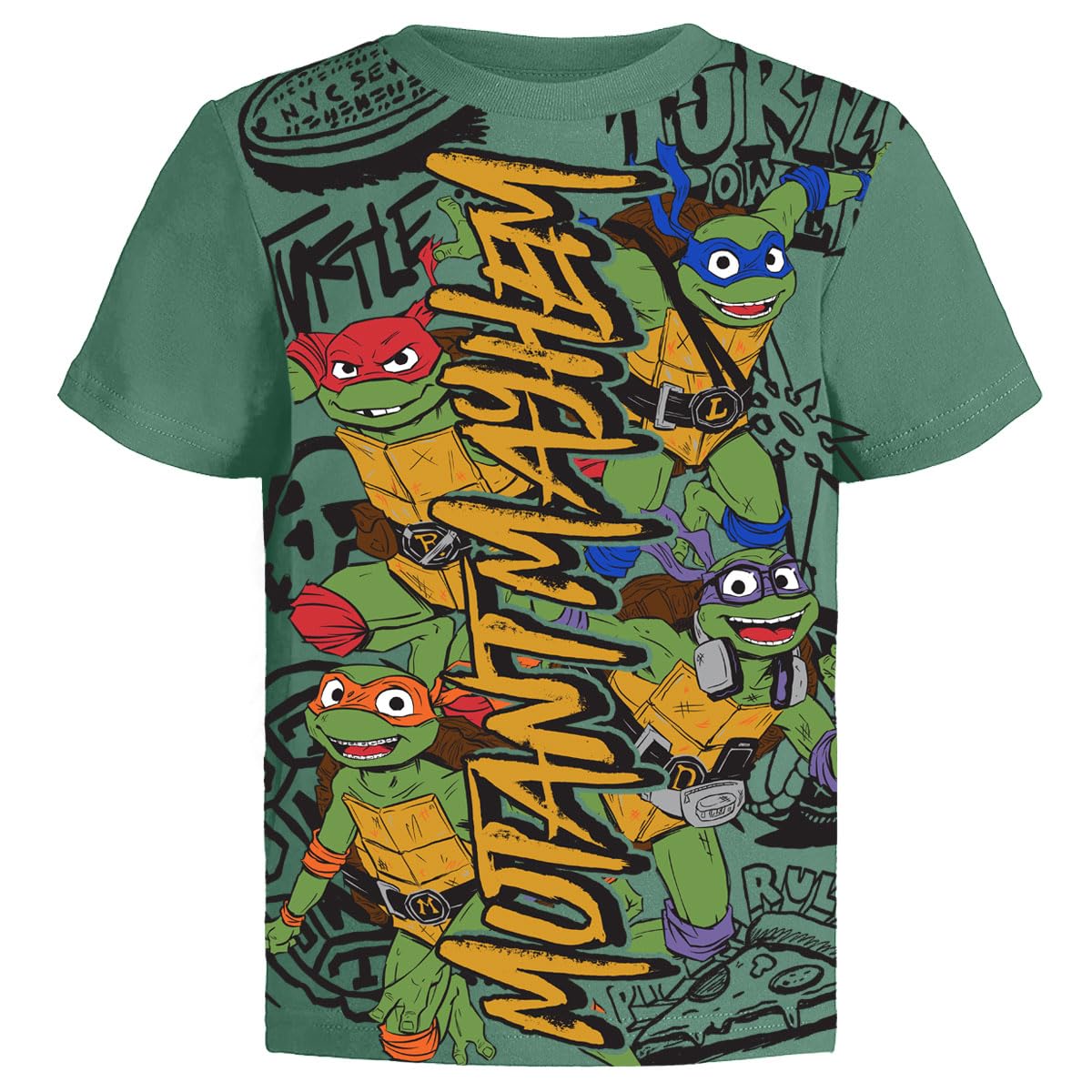 Ninja Turtles T-Shirt (Sets) Michelangelo Leonardo Raphael Donatello TMNT - Picture 42 of 43