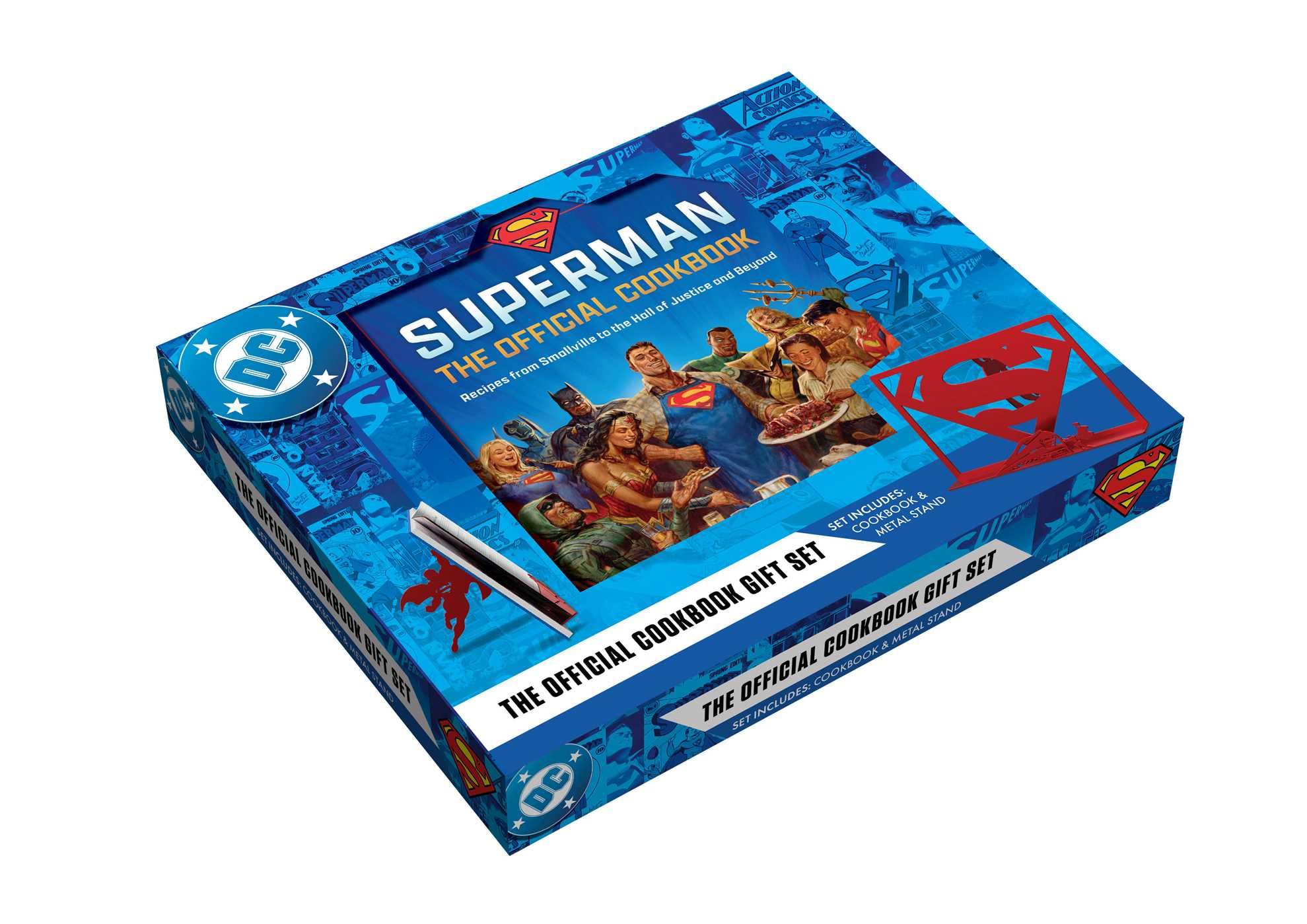 DC: Superman: The Official Cookbook and Stand Gift Set by Ele... - 9798337400341