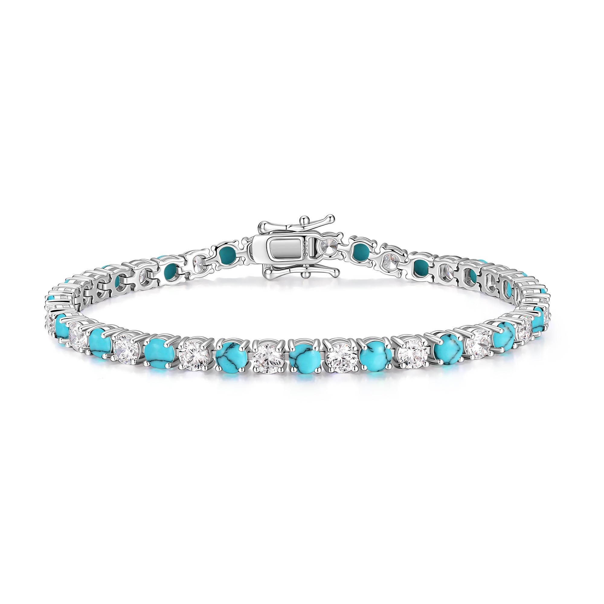 FANCIME Silber Tennisarmband für Damen, 925 Sterling Silber