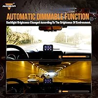 Vista 5 de Auxbeam Panel de interruptor de 6 bandas BC60 Sistema de relé de control de circuito universal, interruptor LED regulable automático, panel