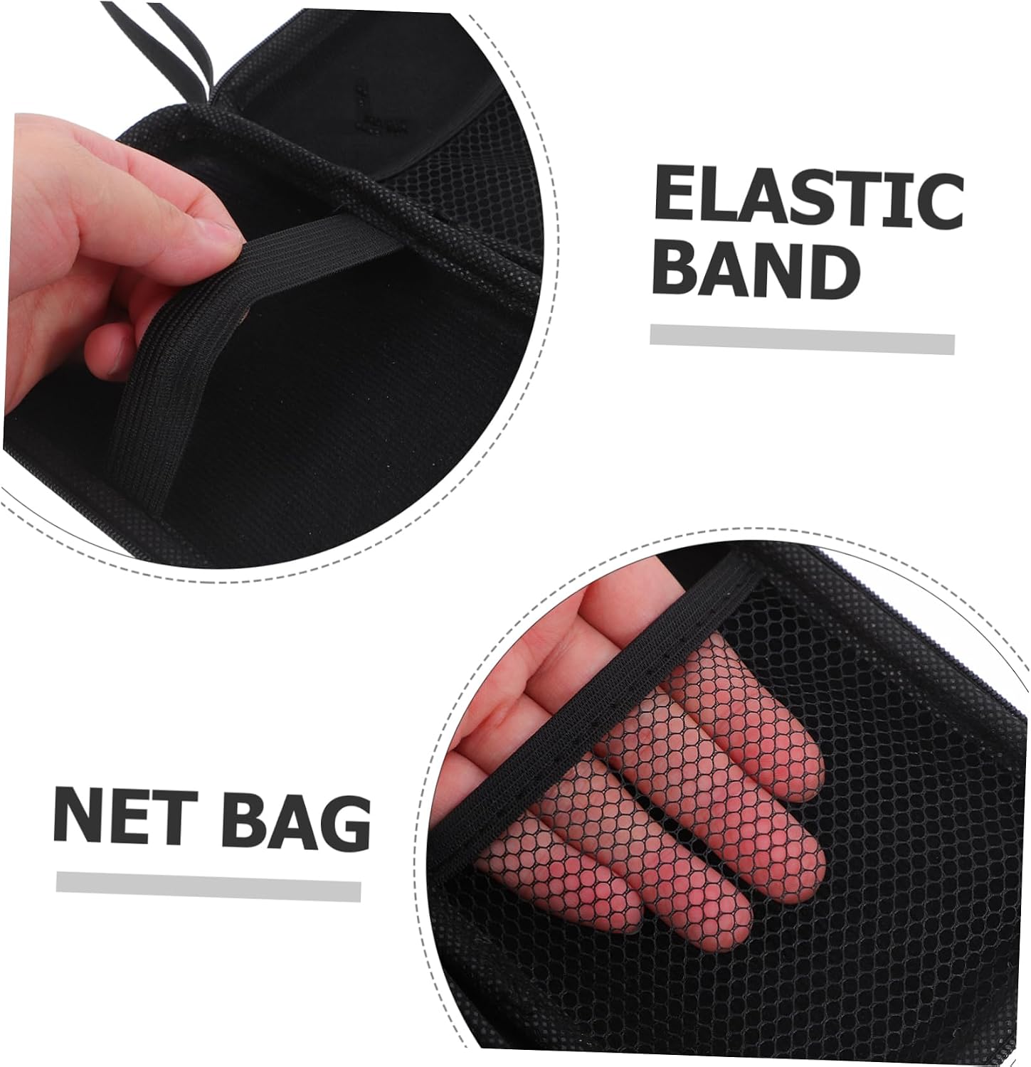 FRCOLOR 2Pcs Eva Rectangle Organizer Zipper Travel Case Portable Hard Drive Protector Lightweight Storage Bag for Blood Earbuds and Accessories