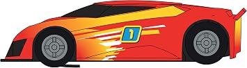 Scalextric My First G1150 Mains Powered Race Set - Analogue & Micro Track Extension Pack - Straights and Curves