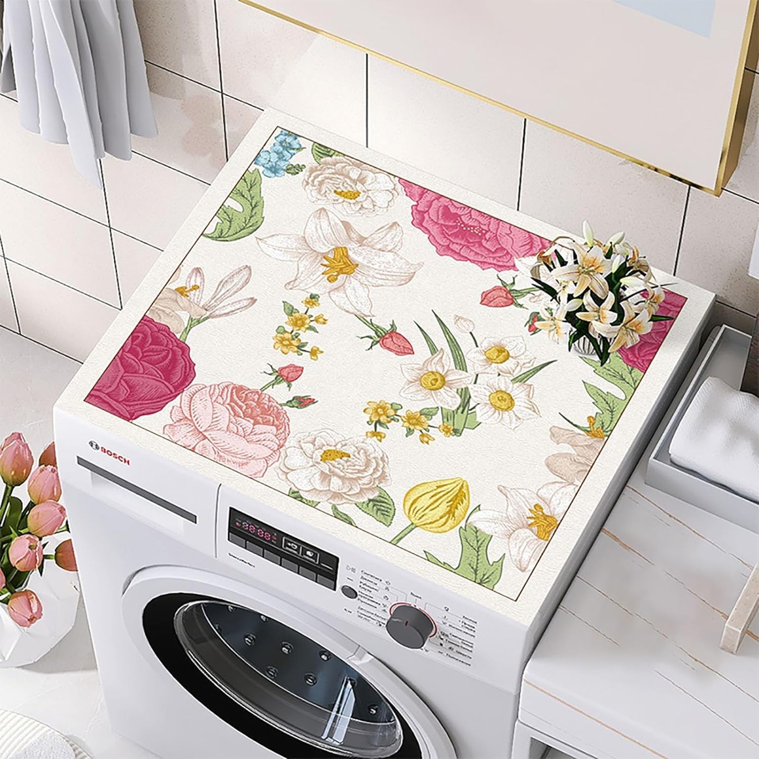 Tapis de Machine à Laver Housse de Machine à Laver, Housse de Machine à Laver, K, 40 x 40 cm