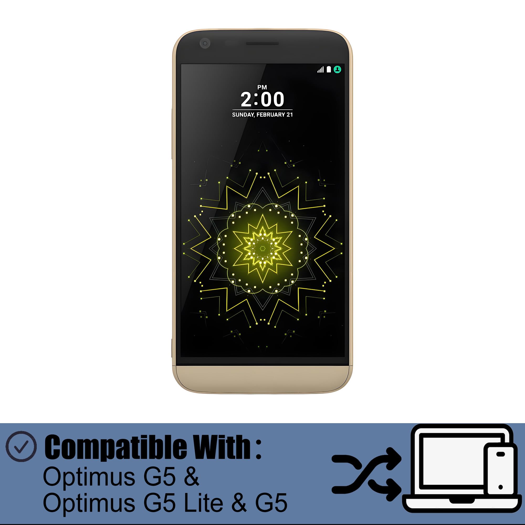 OH-BOX® Batteria compatibile con LG BL-42D1F modelli Optimus G5, Optimus G5 Lite