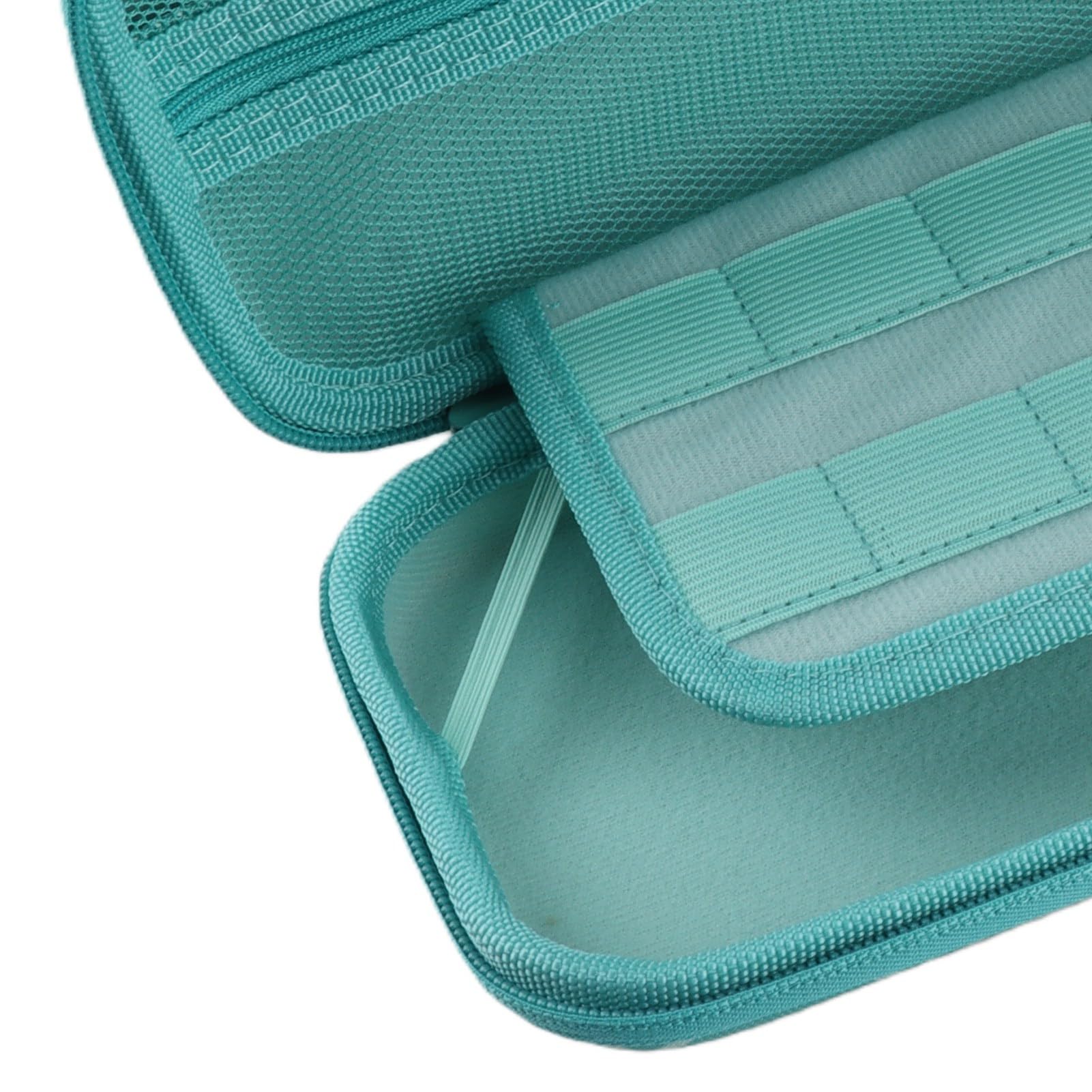 PUSOKEI Bolsa Protectora de Almacenamiento para Consola de Juegos, Funda Protectora Estuche de Almacenamiento para Animal Crossing ing Verde + White