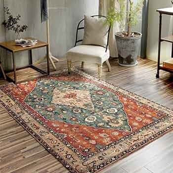 280×186】vintageカーペット ラグマット ミッドセンチュリー