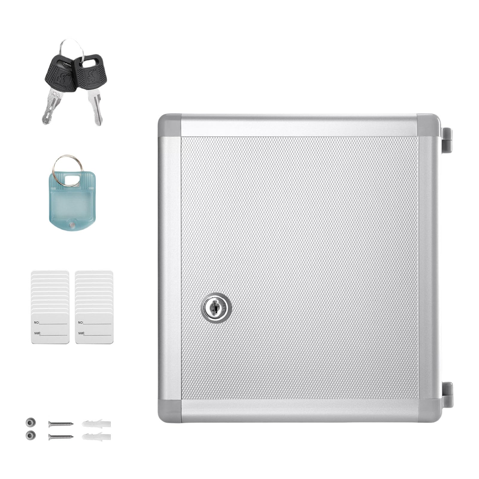 APGLSXY High-Strength Aluminum Alloy Storage Cabinet Locking Wall Mounted for Residential Commercial Use Aluminum Alloy Storage Box High Security for Apartments