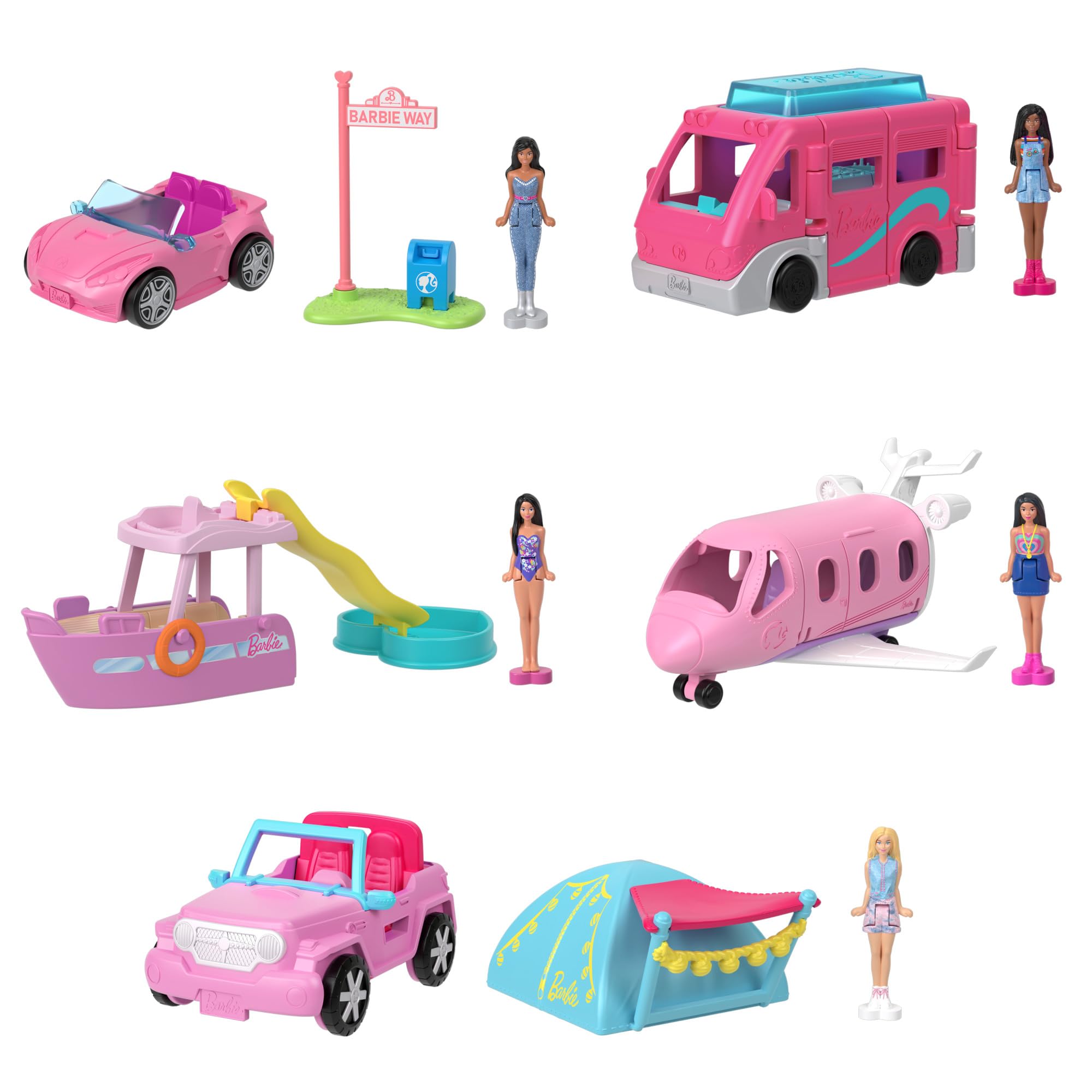 BARBIE Mini Barbieland mini véhicule de reve HYF38 - modele aléatoire
