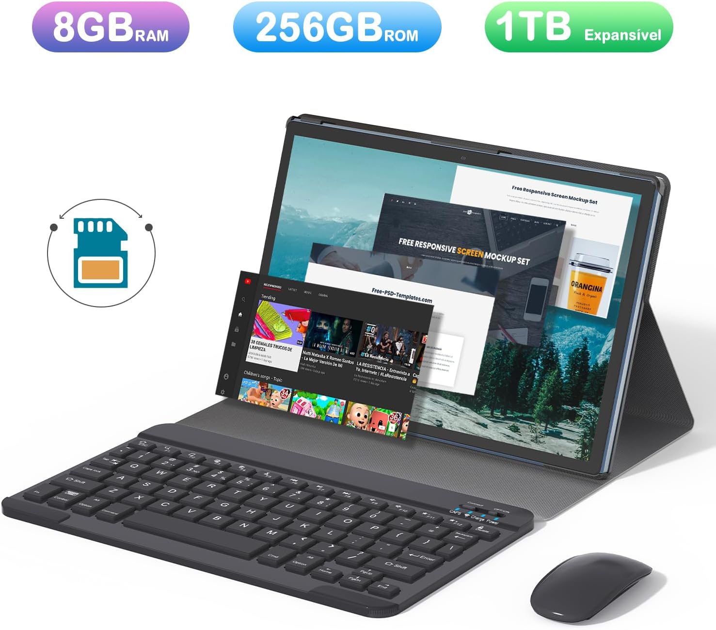 Desconto Amazon Xixaomiro 3 Em 1 Tablet 10.1 Com Capa E Teclado 4 719Iduwbgil. Ac Sl1500