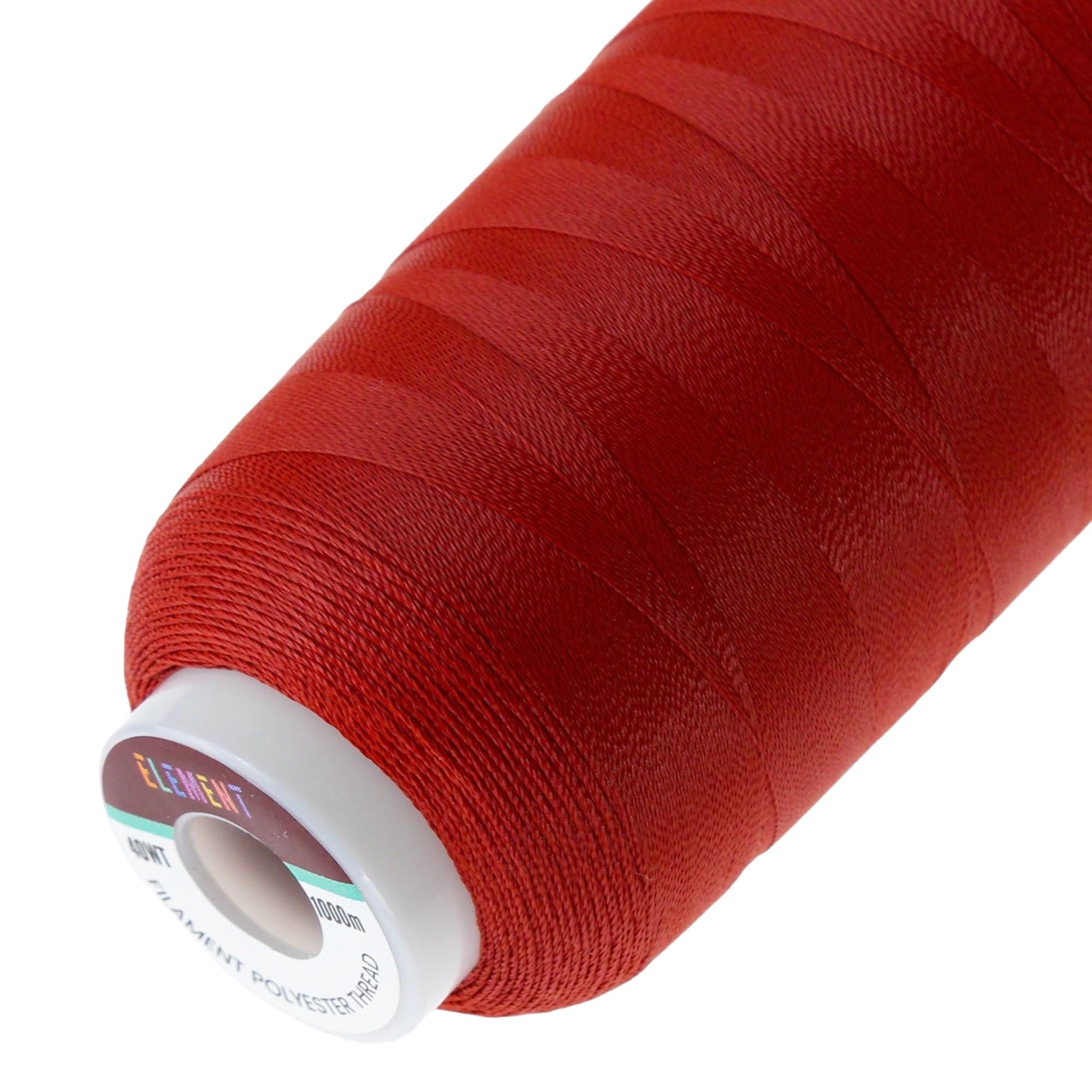 Element Thread Club 40wt Machine Embroidery Polyester Thread | 1000m (1049yd) | Matte | Red Velvet