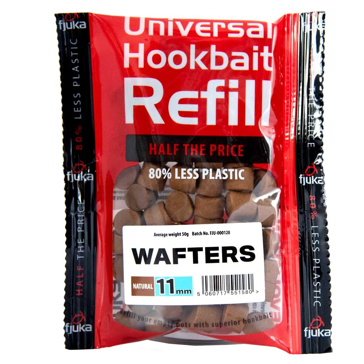 Wafters 11mm | Natural | Hookbait Refill | Semi-Buoyant Bait | Float & Feeder