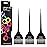FRAMAR Black Hair Color Brush Set - Hair Coloring Brush for Hair Dye, Color Brushes for Hair Salon, Tint Brush for Dyeing Hair, Tint Brushes, Brochas Para Tinte De Cabello - 3 Pack Matte