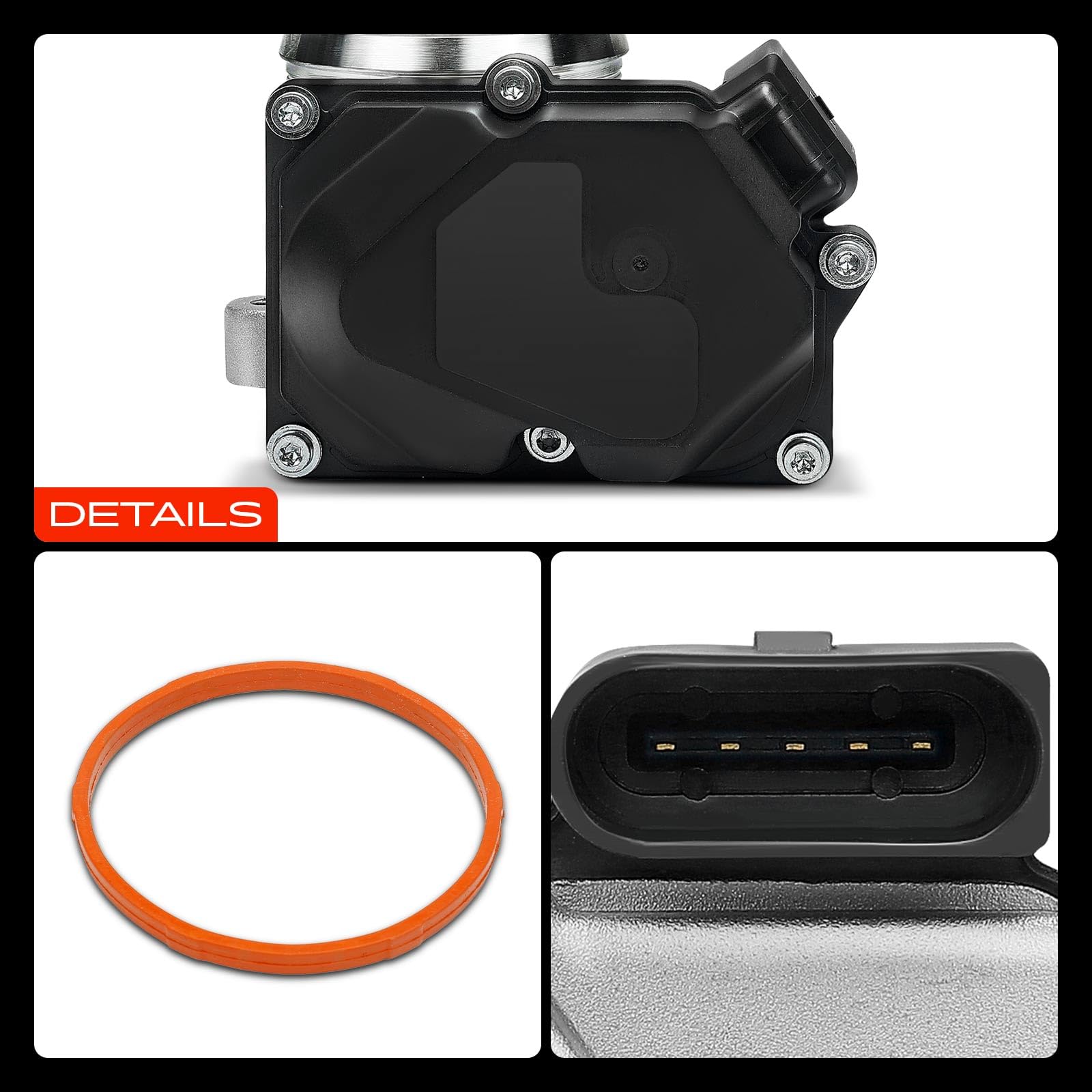 Frankberg Drosselklappe Drosselklappenstutzen mit Dichtung Diesel Kompatibel mit A4 8K2 3.0 TDI q.u.a.t.t.r.o 3.0 TDI 3.0L 2011-2015 A4 Allroad 8KH Replace# 059145950AF