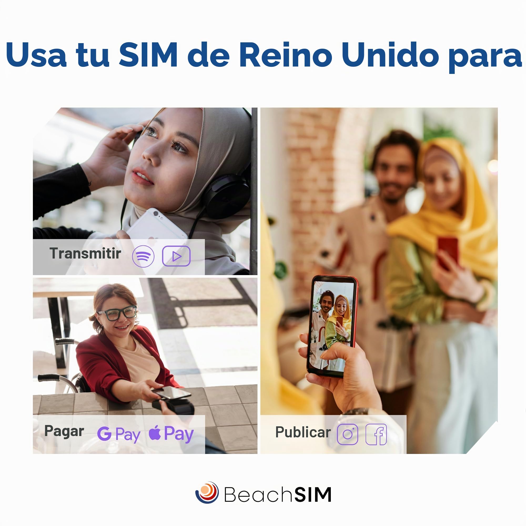 UK SIM Card válida Durante 30 días. 40 GB con número del Reino Unido. La Tarjeta SIM anónima Que Funciona en más de 70 países.