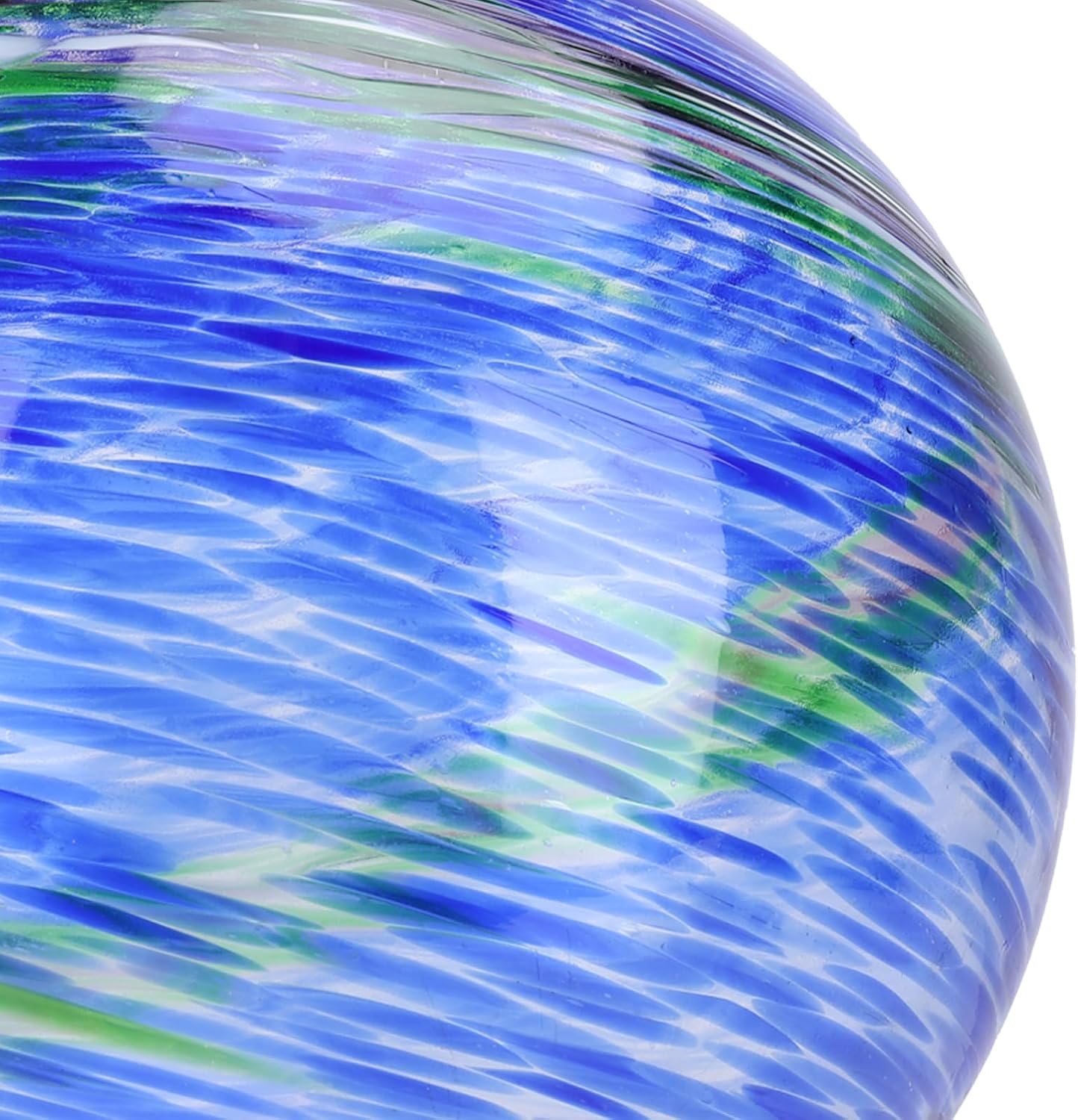 10 Inch Gazing Ball Glass Reflective Garden Globe Outdoor Gazing Globe Yard Ornament for Garden Yard Home Outdoor Decoration Blue(NOT Solar)