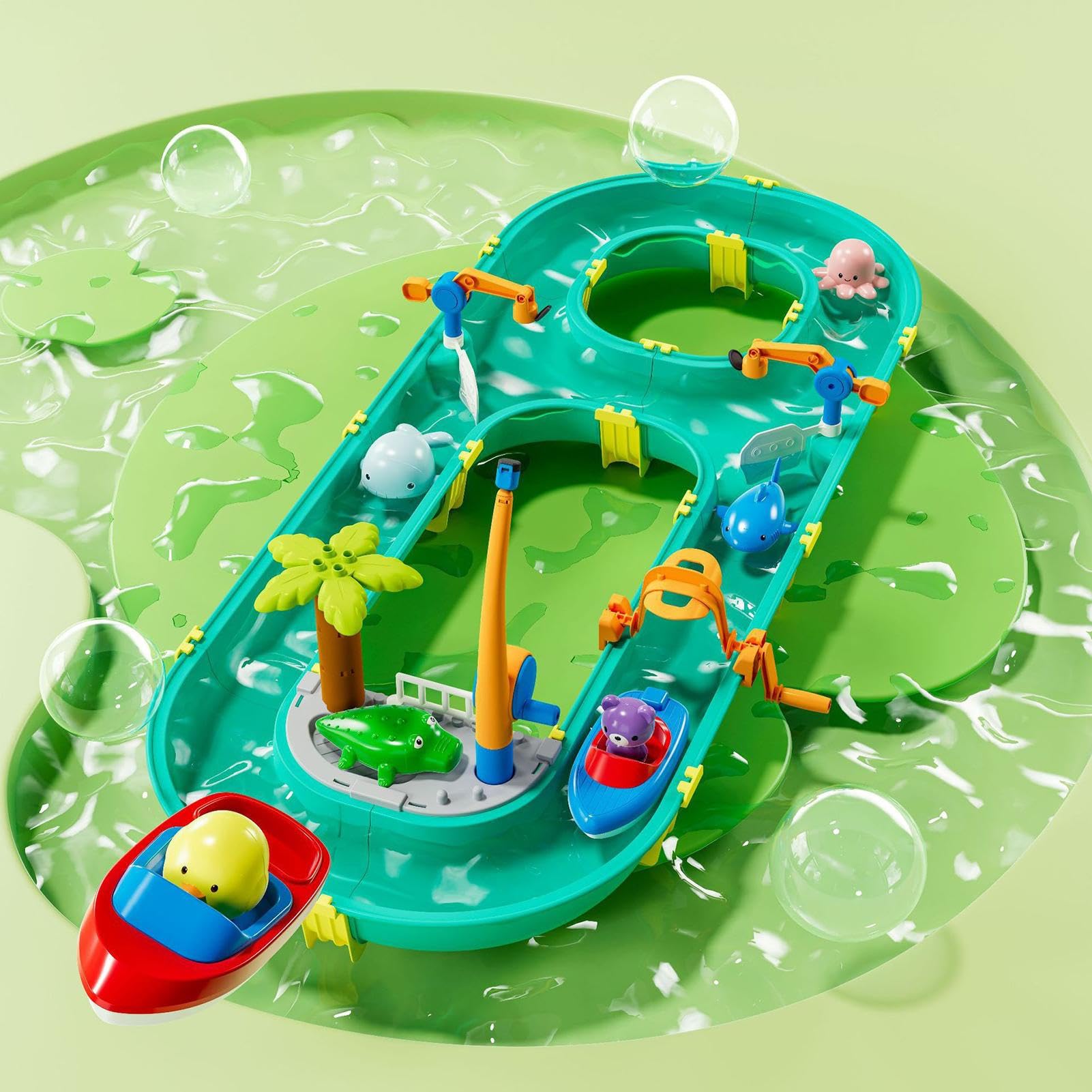Générique Wasserspieltisch, Wasserspiele, Boot, Spielzubehör für Park, Haus, Schule, Garten