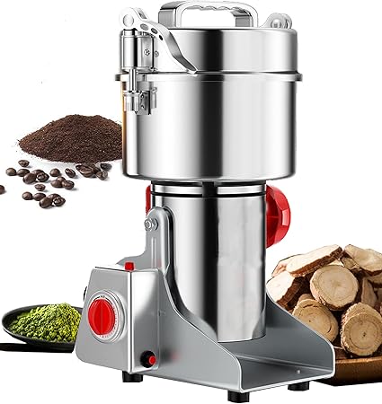 WINB 2500g Electric grain grinder commercial spice grinder milling machine grinder can be used for Medicine, Spice, Flour Milling (2500g 110v)