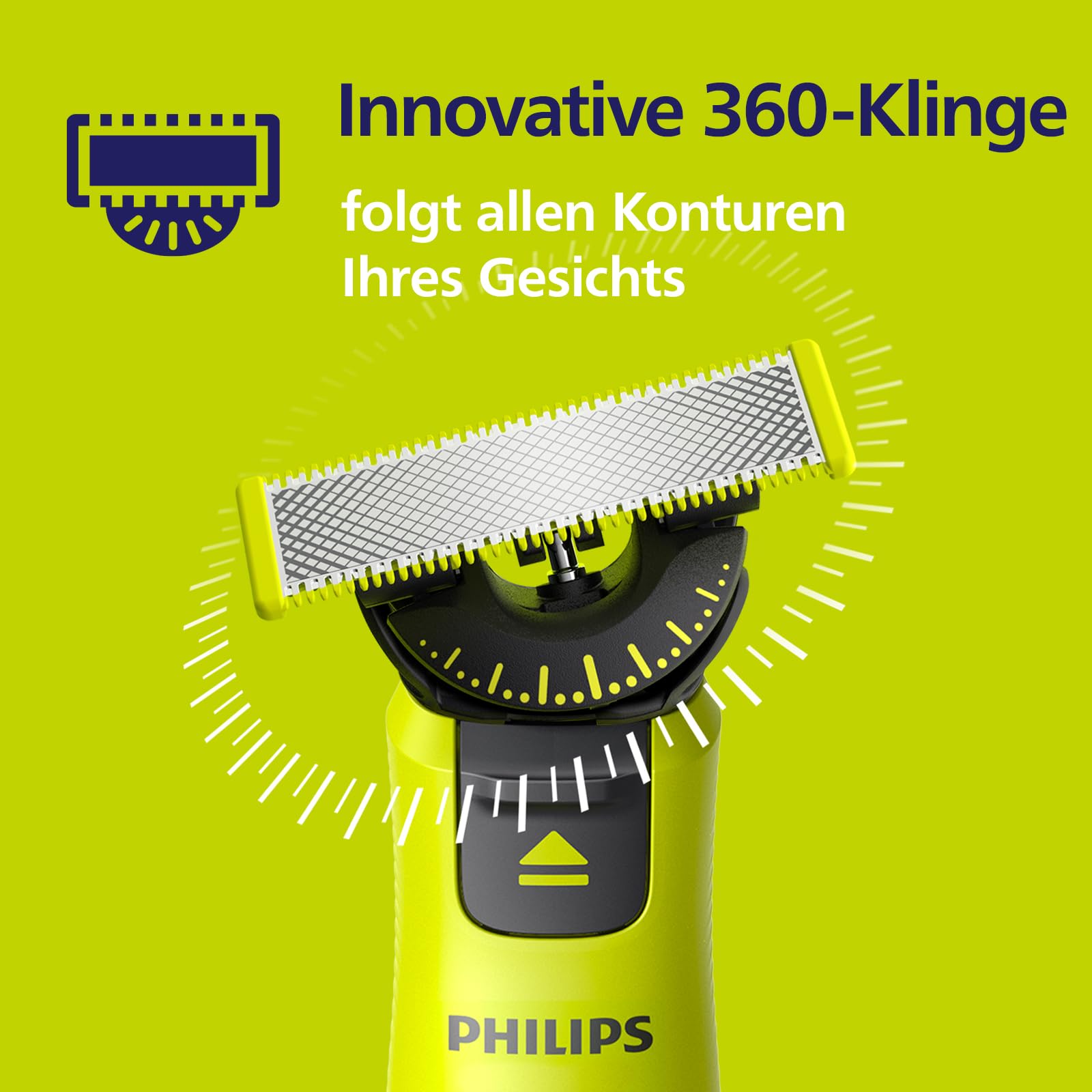 Philips OneBlade Original 360-Klingen QP430/60 3er-Pack