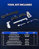 Vista 3 de Orion Motor Tech Juego de herramientas de sincronización, alineación, bloqueo y correa de distribución para árbol de levas, compatible con Chevy