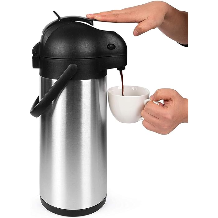 Buy 3 Litre Pump Action Airpot/Thermal Coffee Flask/Stainless Steel