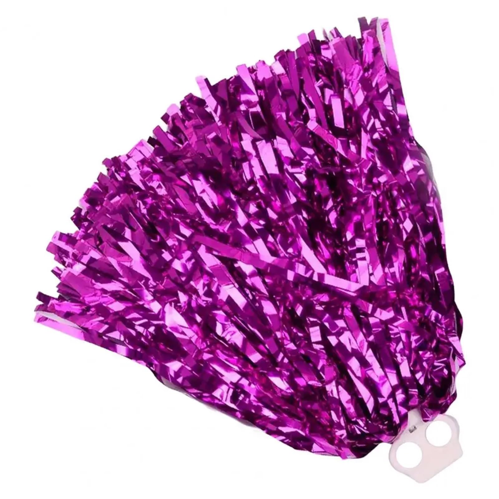 Pompom Cheerleading Pompons Practical Bright Color Glitter for Basketball Dance Pompoms Cheerleader for Cheerleaders(Rose Red)