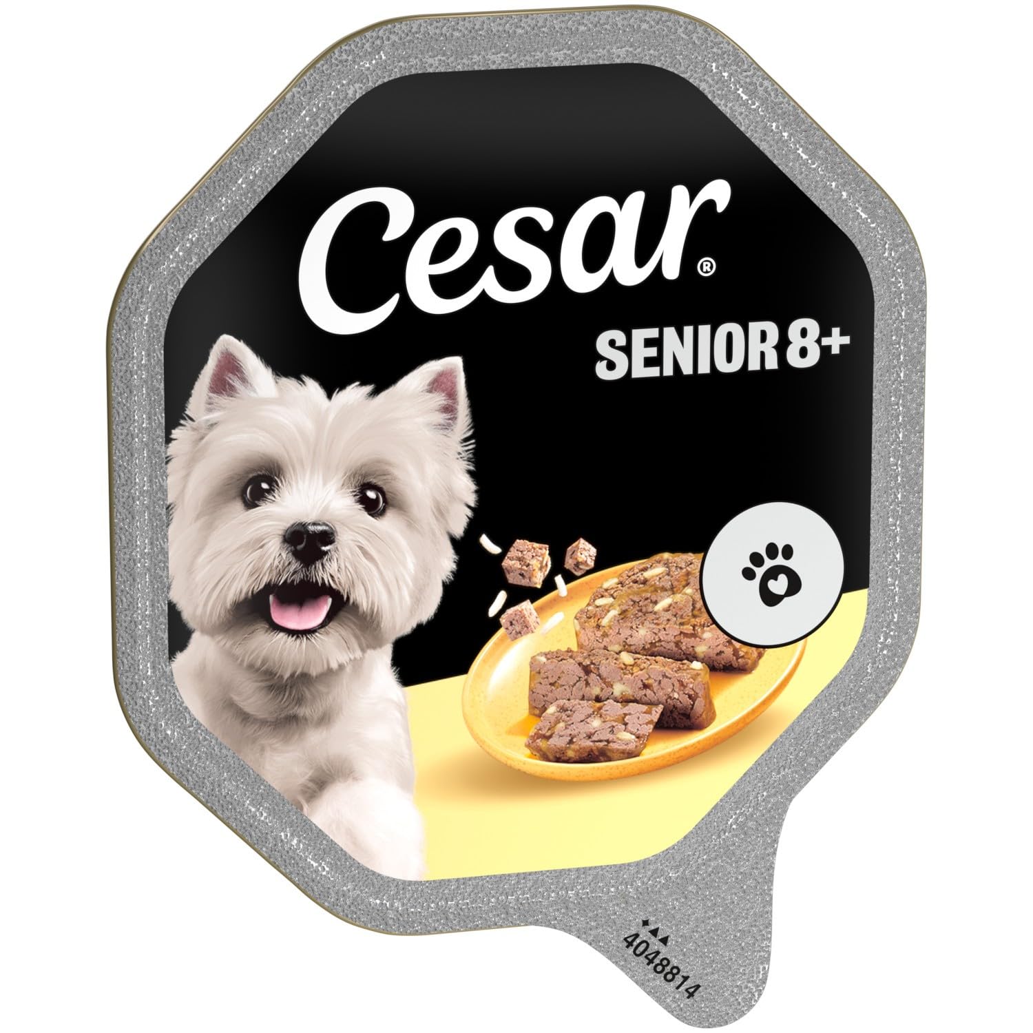 Cesar Senior 10+ Cibo per Cane con tenero Pollo e Riso, 150 g, 14 Vaschette