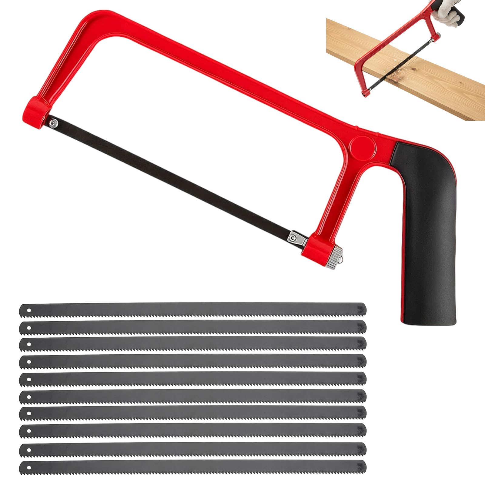 Juego de 11 sierras para metales pequeñas con sierra de hierro y sierra para madera, ideal para bricolaje y profesionales, perfecta para trabajos de madera y metal, así como reparaciones domésticas