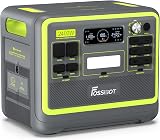 FOSSiBOT F2400 Generateur Electrique Portable, 2048Wh Batterie LiFePO4 Station électrique, 3 Sorties CA 2400W (4800W Pic) 230V Groupe Electrogene Solaire pour Camping, Voyage Maison/Bureau - 1