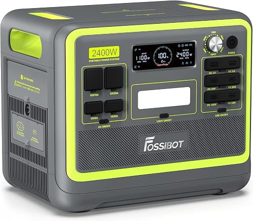 FOSSiBOT F2400 Portable Power Station with 2048Wh LiFePO4… - 1