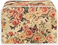 Vista 18 de Dolyues Cubierta para tostadora con estampado de pollo, 4 rebanadas, cubiertas para electrodomésticos pequeños de cocina, protección contra el polvo