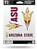 Vista 48 de Rico Industries NCAA - Lámina de adhesivos triple diseño de Alabama