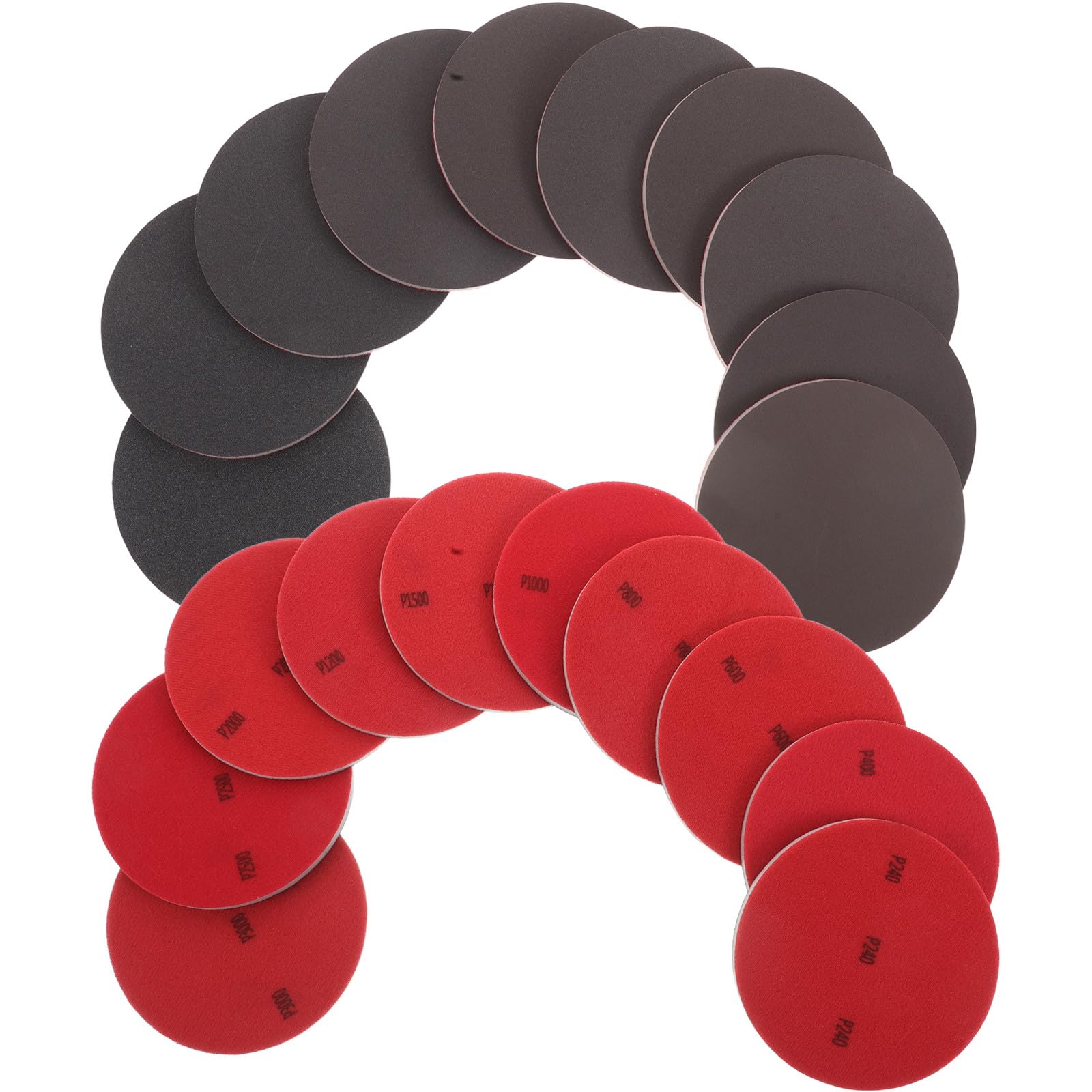 Kit de lijado para bolas de boliche: solución a rayas y suciedad con 20 almohadillas rojas 8