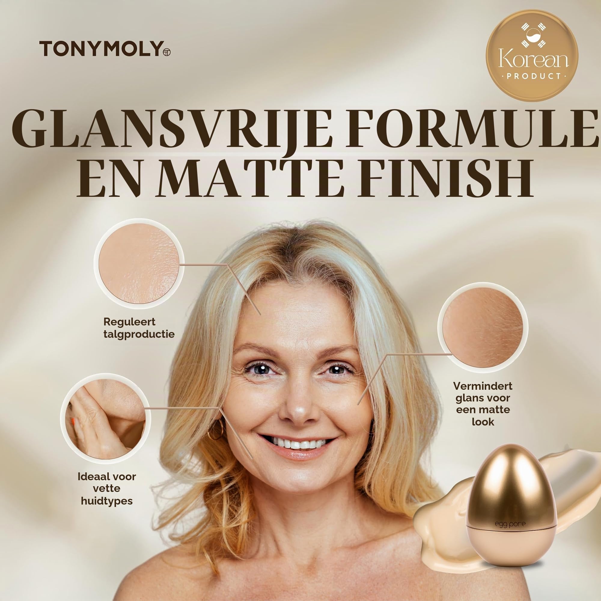 Tonymoly Egg Pore Silky Smooth Balm, Facial Pear Makeup, Primer
