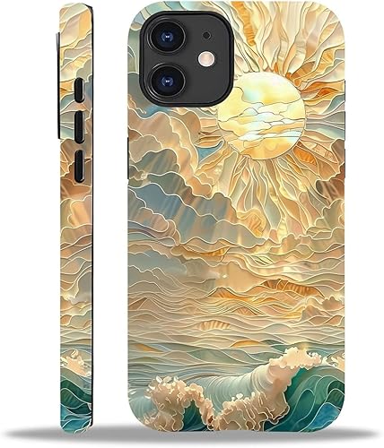 Miniatura 142 de Funda para iPhone 11 Pro Max, flores rojas coloridas 2 en 1, carcasa rígida + silicona, a prueba de golpes, protección contra caídas compatible con