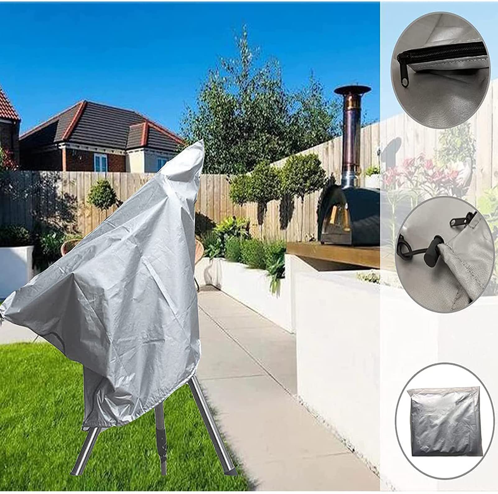 Housse imperméable pour télescope | Imperméable à la pluie, au soleil, à la poussière et à la poussière pour télescopes astronomiques – Sac à capuche | Tissu Oxford, protection contre la poussière et