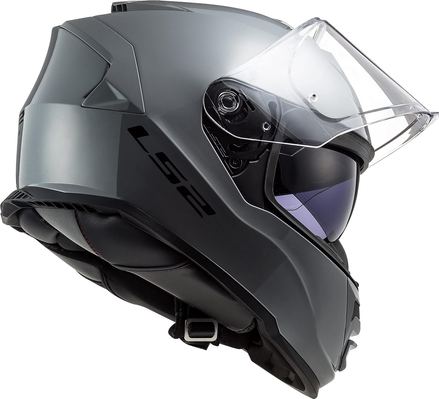 LS2, Integraler Motorradhelm STORM II SOLID Nardo Grey, M