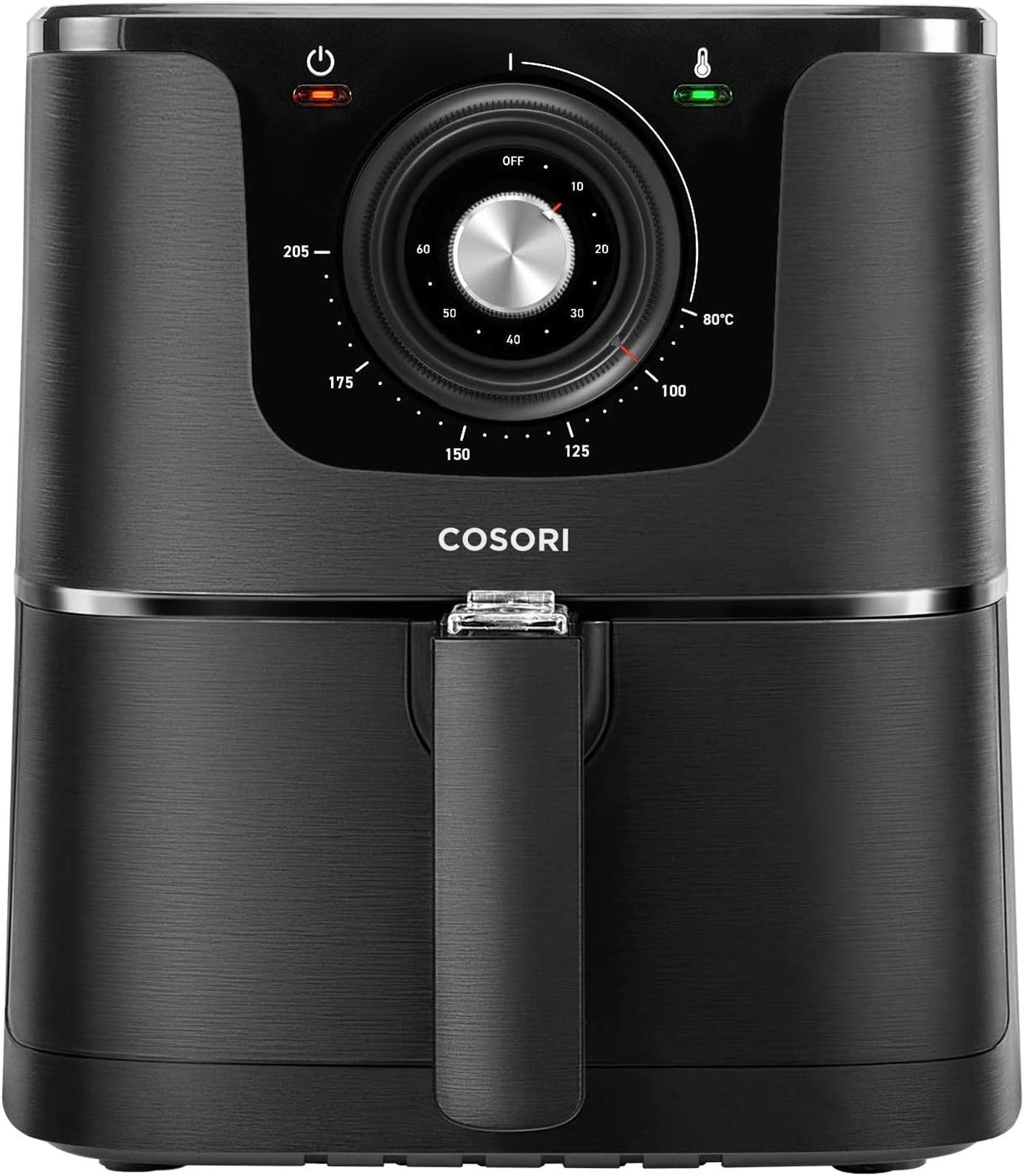 COSORI Air Fryer 30 Recipes Cookbook Included,3.5 L Hot Air Fryers Cooker Oil Free with Dual Knob Control for Timer & Temperature,Indicator Light, Nonstick Basket,1500 W
