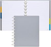 Vista 2 de Talia - Cuadernos de notas con tapas, planificador, personalizables, (Floral azul, Junior 18633 (5.5 pulgadas x 8.5 pulgadas))