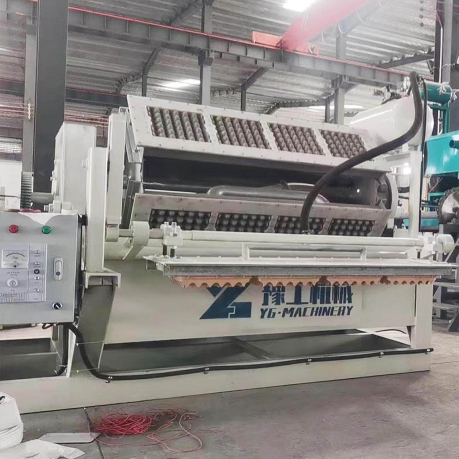 Egg Tray Making Machine Automatic Continuous Production System High Output Pulp Molding Equipment for Industrial Egg Carton Packaging Factory