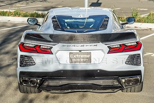 Miniatura 4 de Repuesto para modelos Chevrolet Corvette C8 2020 actuales  Alerón de ala de tapa trasera de maletero estilo Ducktail EOS Performance (fibra de